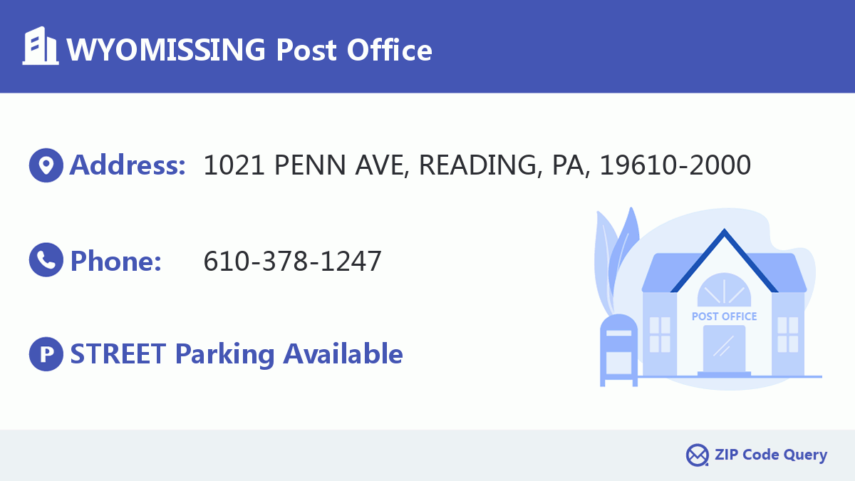 Post Office:WYOMISSING